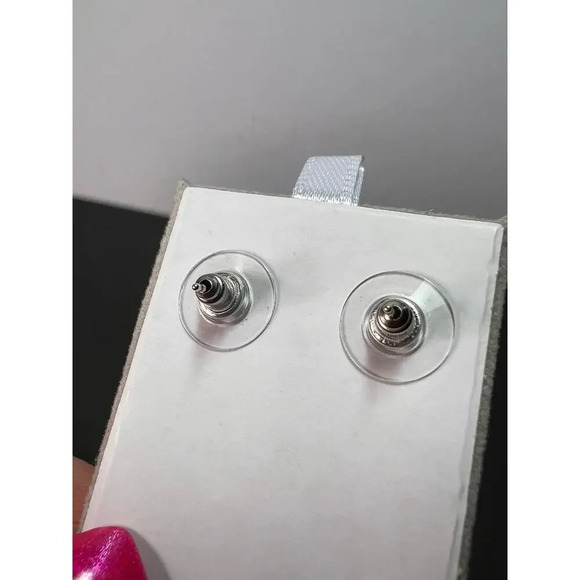 CZ sterling silver long dangle earrings - Picture 4 of 9